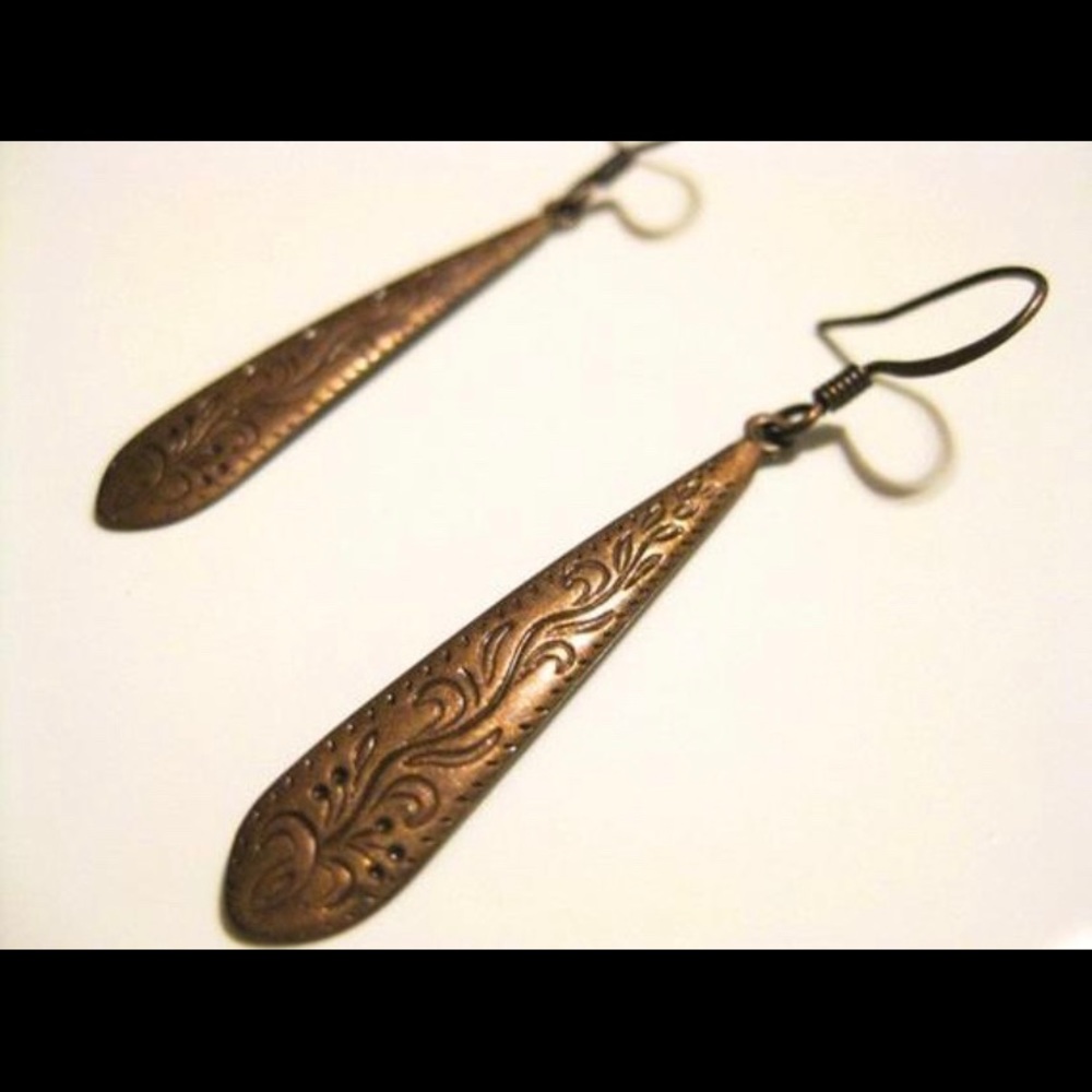 Brass Victorian dangles